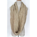 Unisex Nackenwärmer Dick Winter Diamant Printingknitted Loop Snood Schal (SK155)